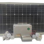 سیستم روشنایی و پاوربانک خورشیدی آرتا مدل SPBL-100W-AC500 ظرفیت 530 وات ساعت