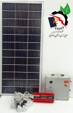 سیستم روشنایی و پاوربانک خورشیدی آرتا مدل LIFPO-100W-AC500 ظرفیت 530 وات ساعت