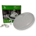 چراغ اضطراری خورشیدی و شارژی ۳۰۰ وات مدل UFO (کمپی یوفو)